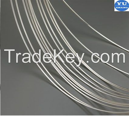 Silver alloy wire for Rivet Contacts and Contact Bridges