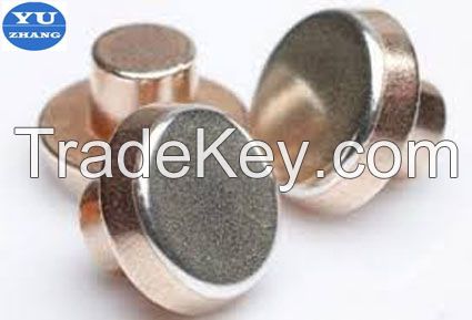 bimetal rivet contacts for Contactor