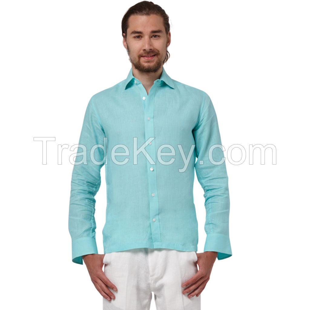 men linen shirt