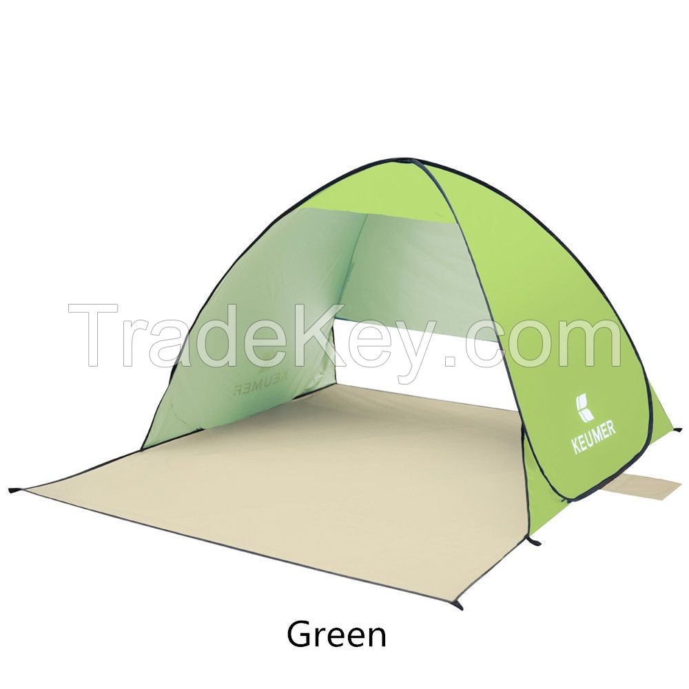 Double portable fishing camping tent outdoor automatic pop up UV protection