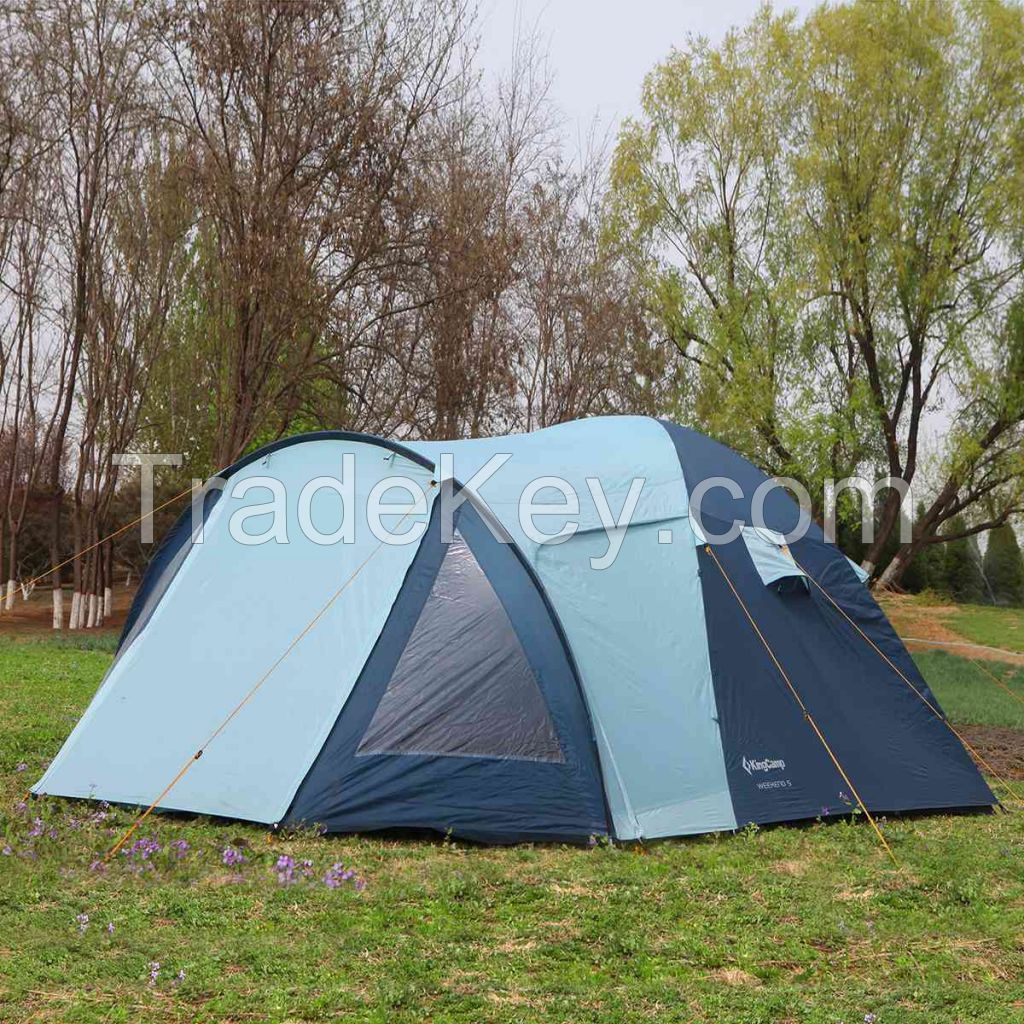 KingCamp Outdoor Tent Family Group Camping 5Person 3 Season Double Layer tents 