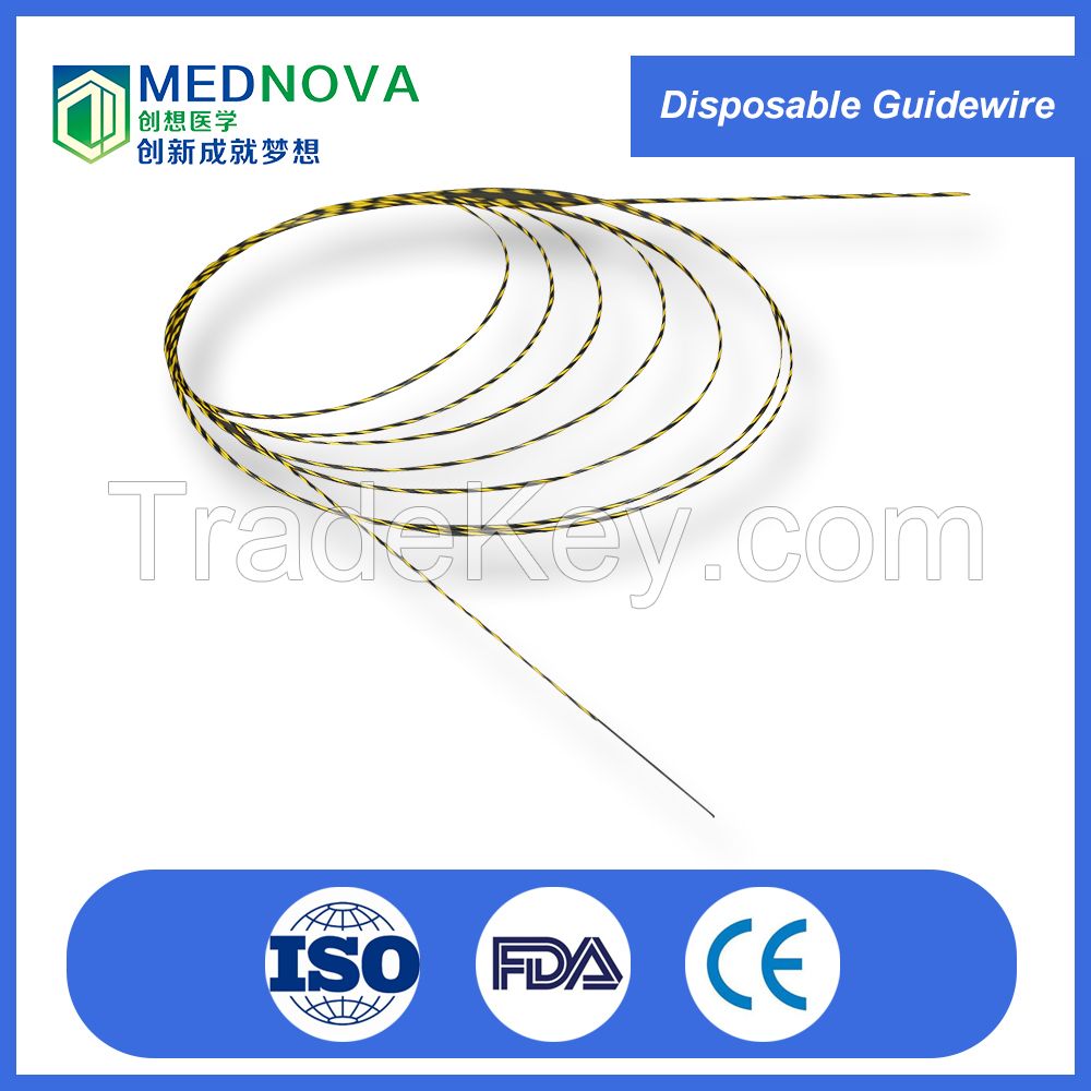 Nitinol zebra guide wire for endoscopic treatment