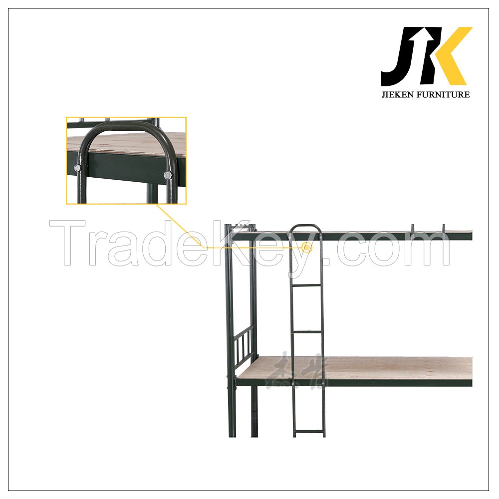 Cheap Dormitory Adult Metal Frame Bunk Beds For Office School Or Army