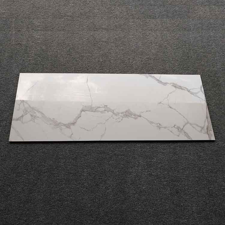 2018 New Design Glazed Polished Porcelain Stair Tiles