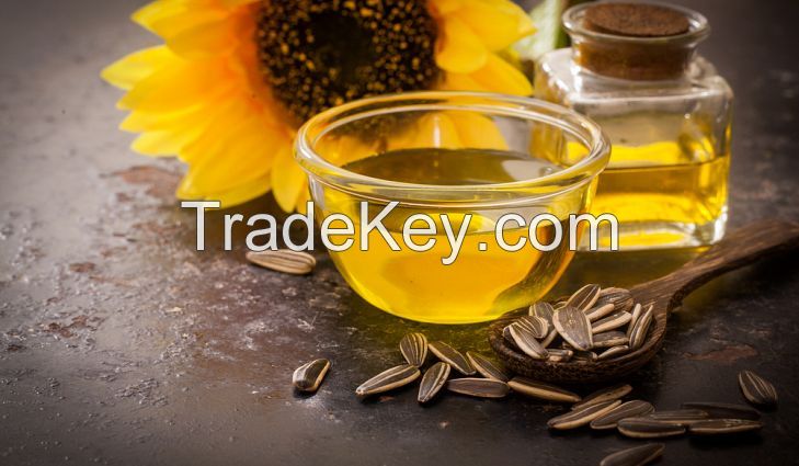 Crude sunflower oil