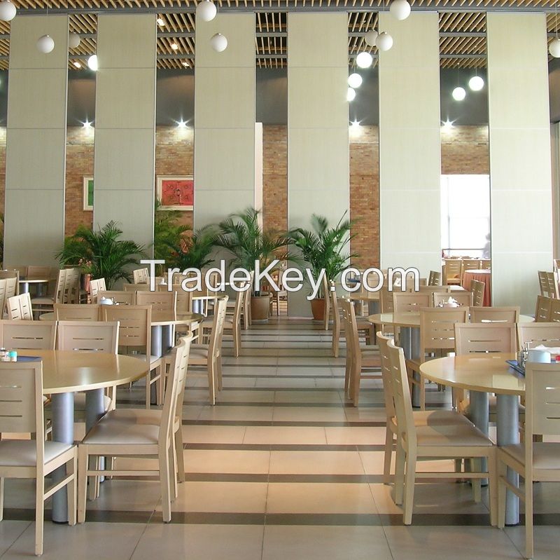 Banquet Hall High Quality Sliding Aluminium Door Track Folding Wall Partition