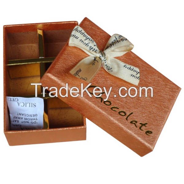 small round tube design paper cardboard box for chocolate packing