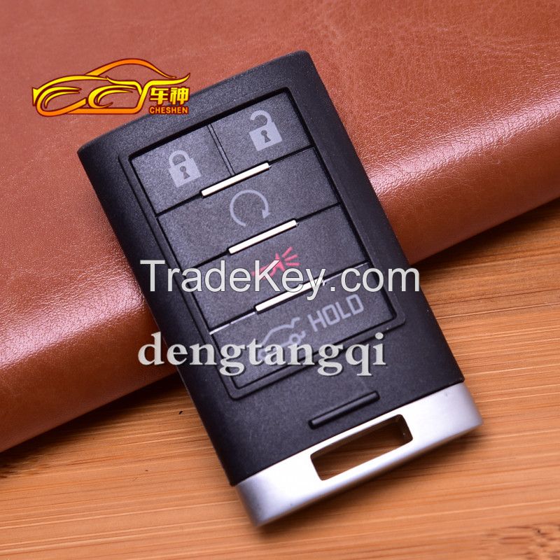 Cadillac Escalade ATS XTS Sail SLS CTS SRX smart card remote key shell 5 key