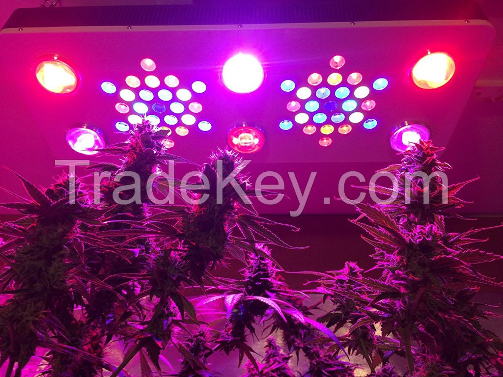 BrightSun best full spectrum led grow light 850w seedling/veg/bloom dimmable medical plant growlight