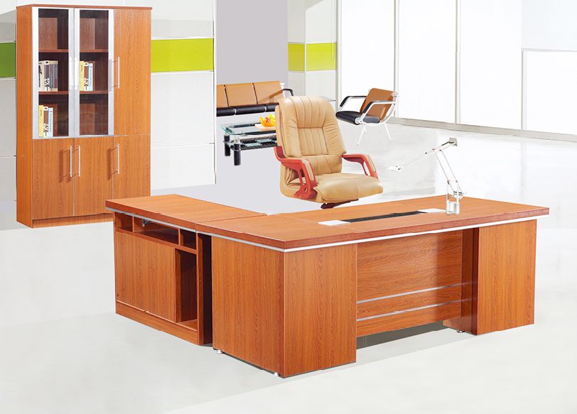 Office desk conference table in high quality wood paper veneer melamine