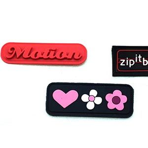 Custom cheap high quality badges and patches for apparel clothing hat shoes