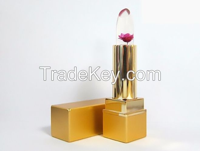 Flowers Transparent Jelly Lipstick