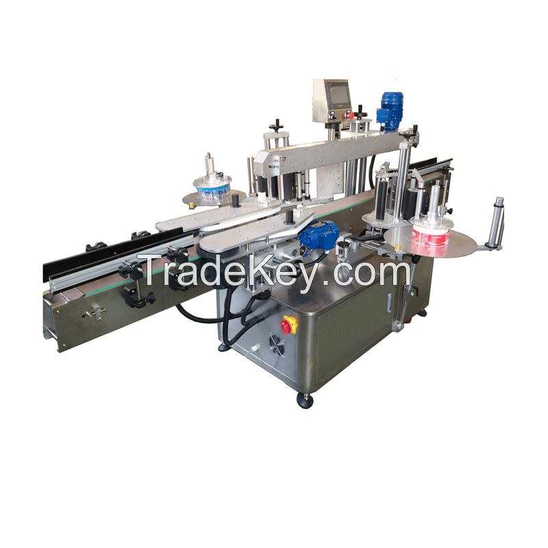 Auto two side labeling machine