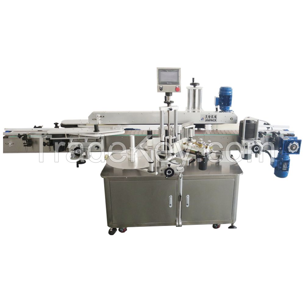 Auto two side labeling machine