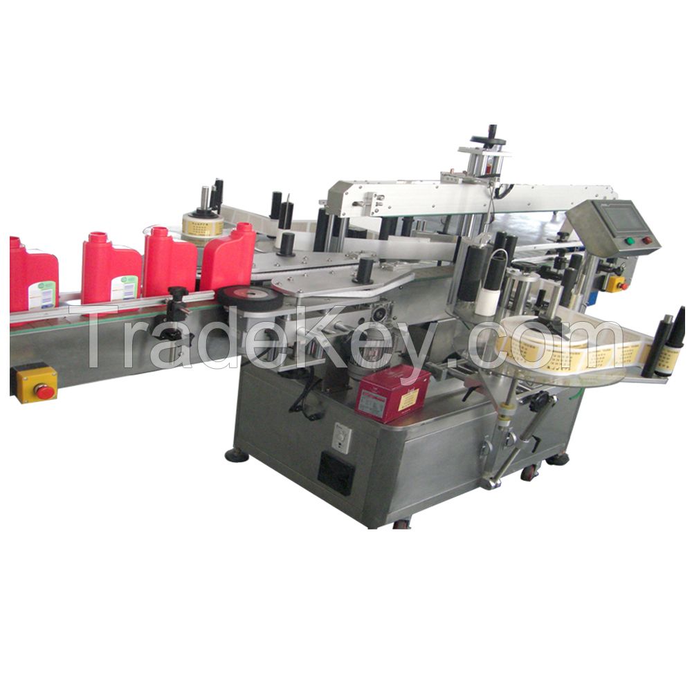 Auto two side labeling machine