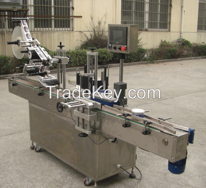 Auto top flat plane and wrap- around labeling machine