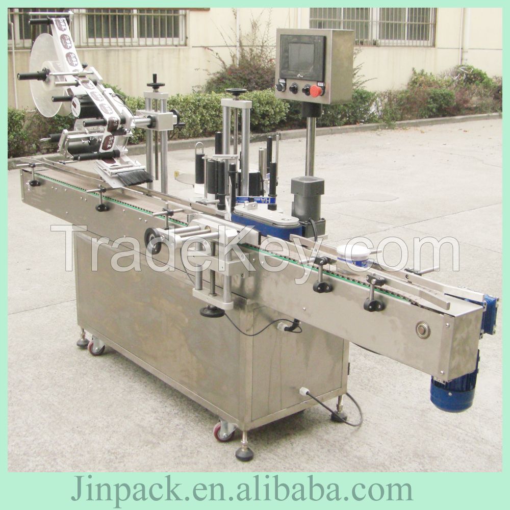 Auto top flat plane and wrap- around labeling machine