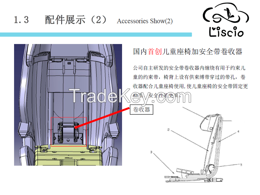 car seat  (baby car safely seat)