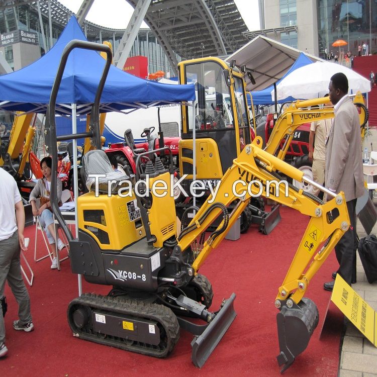 high quality mini excavator Yuchai Brand New hydraulic Crawler excavators