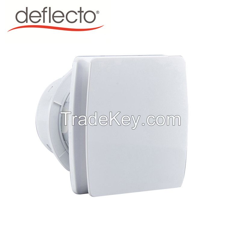 CE high quality home use 4/6 Inch White ABS Ventilation Square Exhaust Fan Toilet Bathroom Extractor