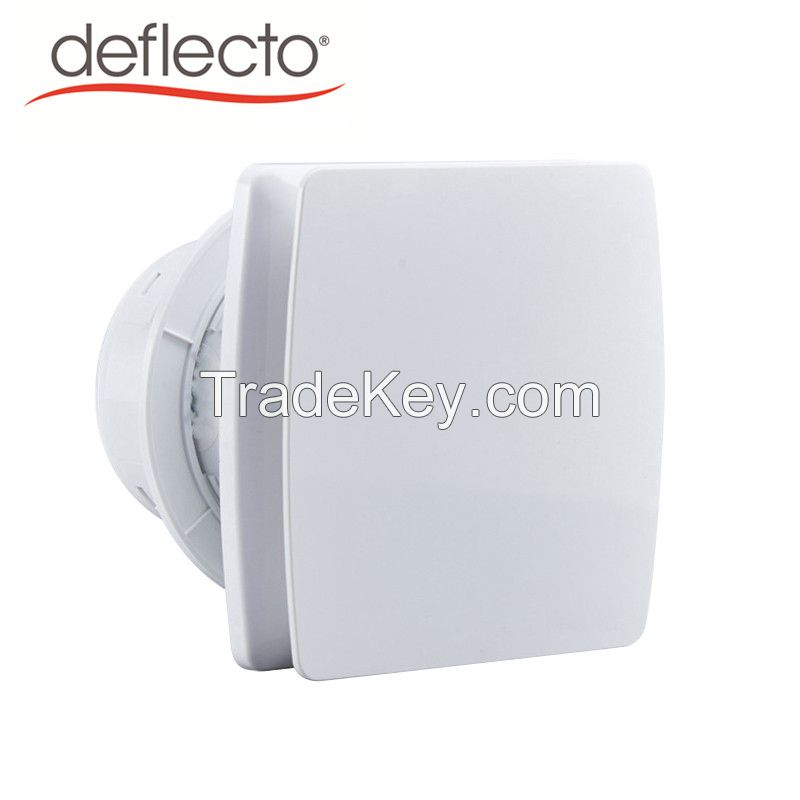 CE high quality home use 4/6 Inch White ABS Ventilation Square Exhaust Fan Toilet Bathroom Extractor