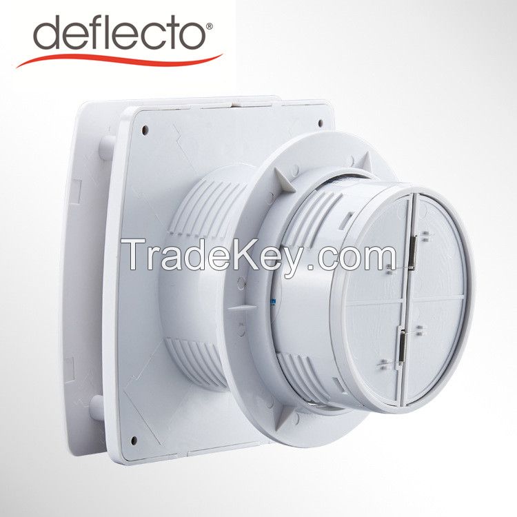 CE high quality home use 4/6 Inch White ABS Ventilation Square Exhaust Fan Toilet Bathroom Extractor