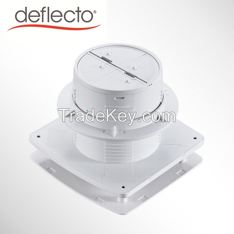 CE high quality home use 4/6 Inch White ABS Ventilation Square Exhaust Fan Toilet Bathroom Extractor