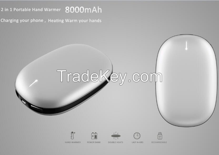 Hand warmer 8000 mAh power bank