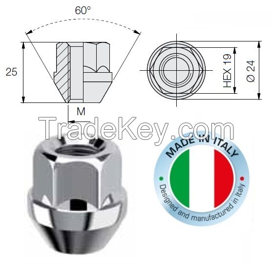 Wheel lug nut