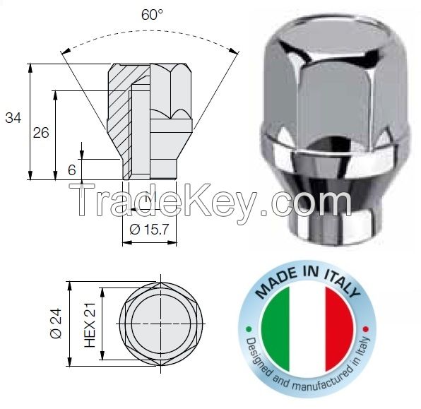 Wheel lug nut