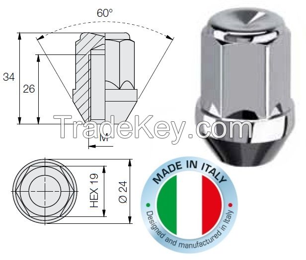 Wheel lug nut