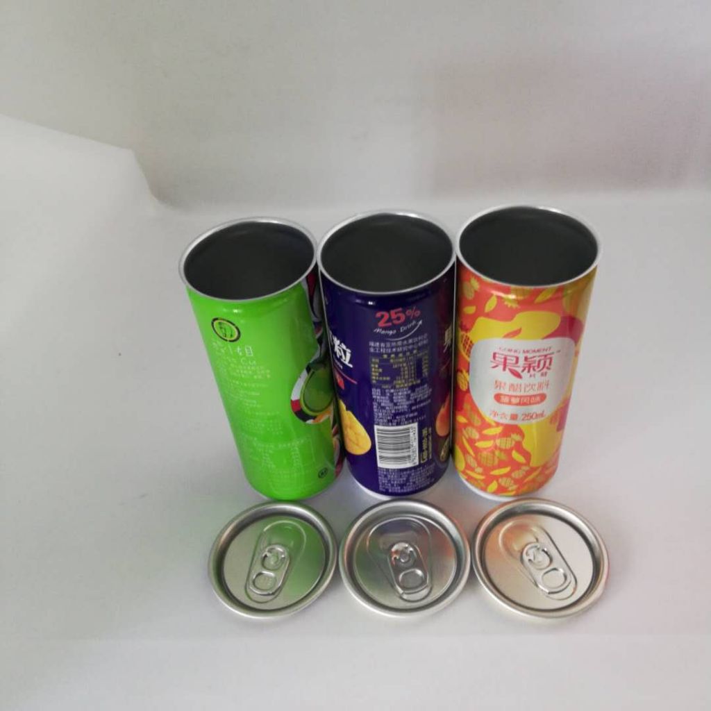 Slim 250ml Empty Aluminum Beverage Cans