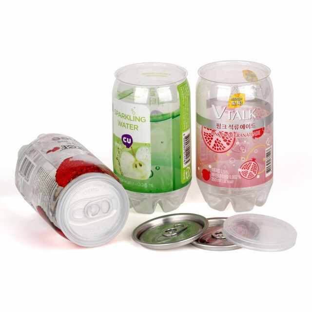 250ml 350ml 500ml Plastic PET Can For Coconut Water