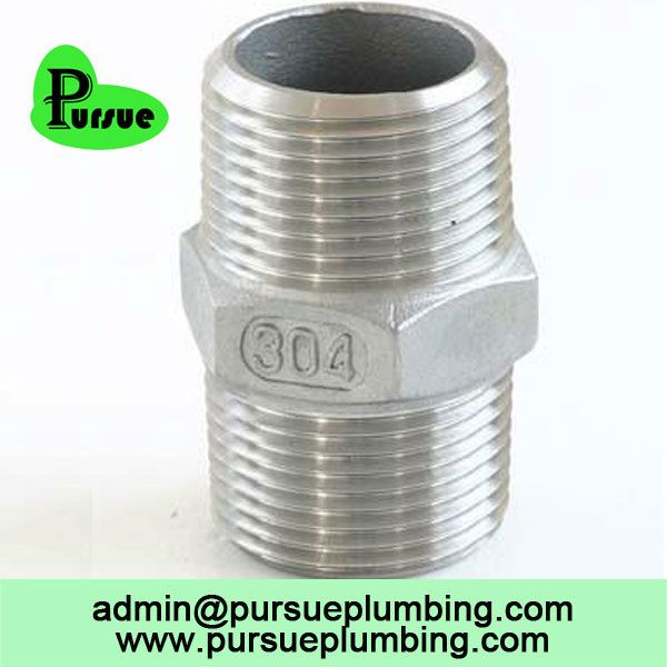 stainless steel hex pipe nipples