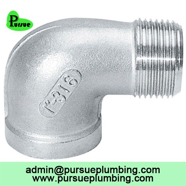304 316 stainless steel male female thread elbow