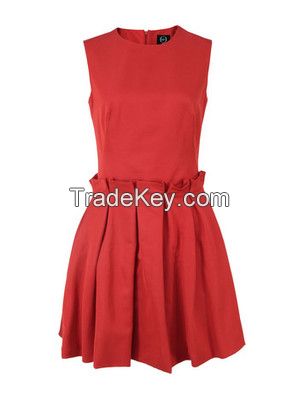 woman's dress sleeveless