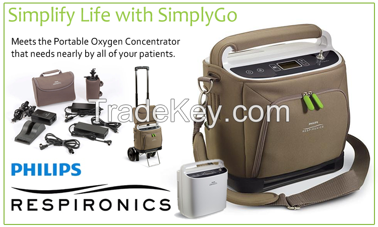 Battery Operated Portable Oxygen Concentrator SimplyGo Philips Respironics USA