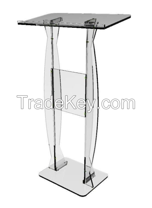 Clear Podium Ghost Acrylic Lectern Pulpit for Church