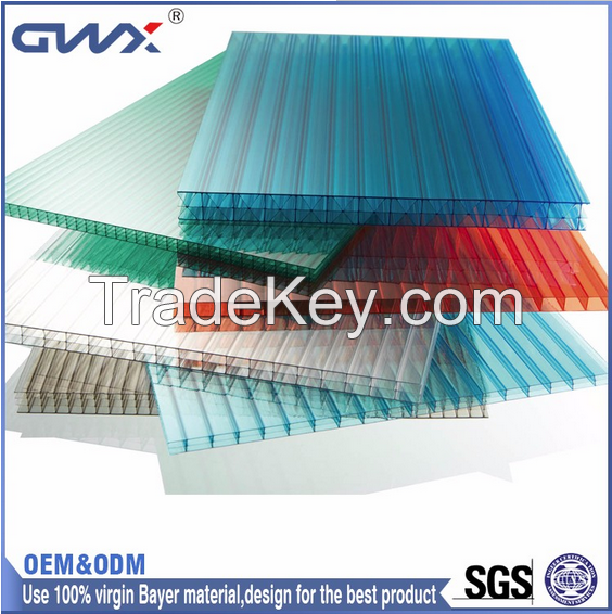 Polycarbonate Roofing Sheet For Green House Polycarbonate Multi-wall Sheet 