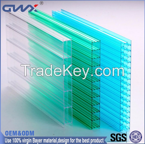 polycarbonate roofing sheet for green house polycarbonate multi-wall sheet 
