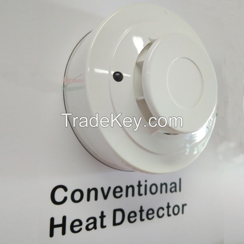 2-wire conventional heat detector temperature sensor alarm for fire alarm system