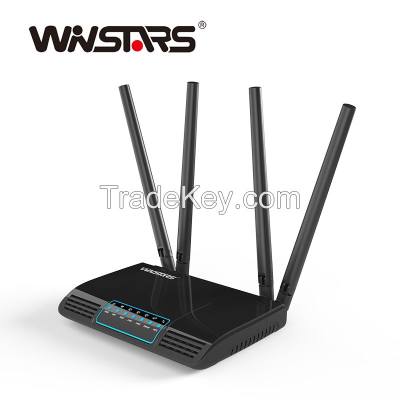 AC1200 Wireless Smart Dual Band WiFi Router with Smart APP Management CE FCC 