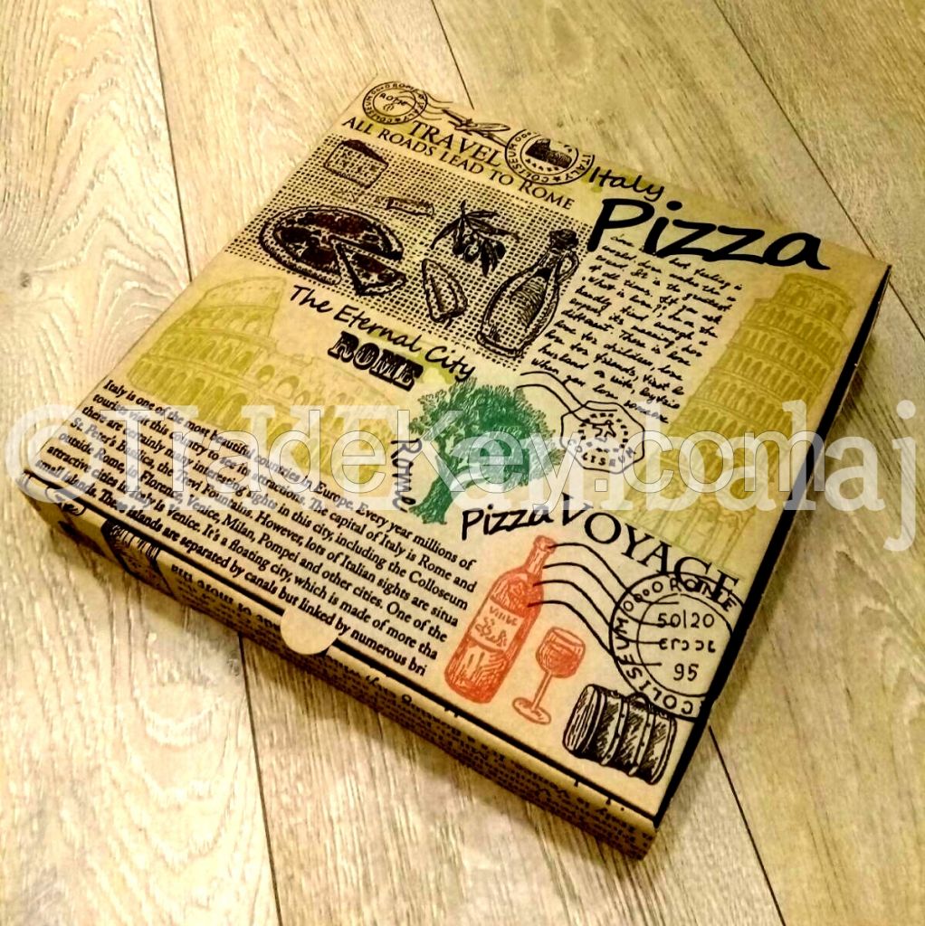 Stylish pizza box