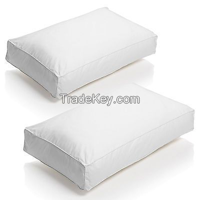 Pure Hungarian Goose Feather Goose Down Pillows Hotel Quality 100% Cotton Cover 