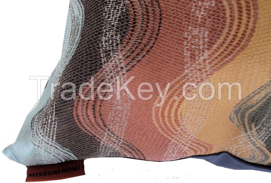 MISSONI HOME SILK BLEND FEATHER & DOWN FILLING MOGA 160 FUNDA DE COJIN