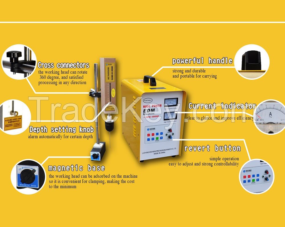 Broken Tap Remover SFX-4000B(4000W), Portable EDM, Spark Erosion Machine