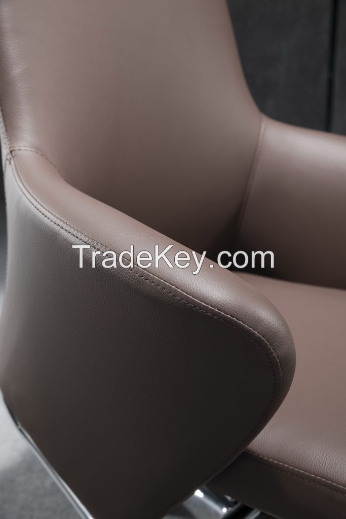 High back genuine leather chairs, office chairs, executive chairs