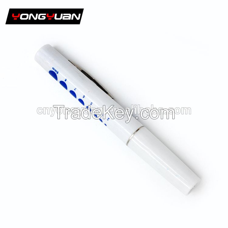 Cheap plastic medical doctor reusable pen torch light