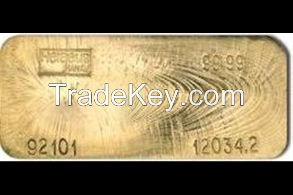 400 Ounce / 12.5 Kg Gold Bar For Sales