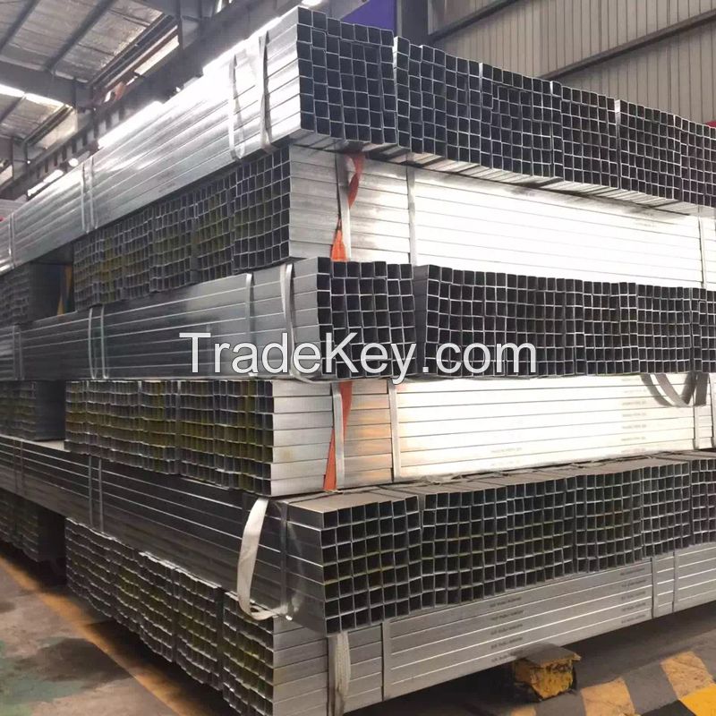 mild steel Hot-dip galvanized pipes, construction material,hollow section